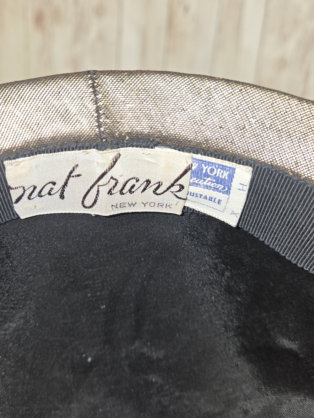Vintage Nat Frank NY Feather Veil Cocktail Fascinator Hat Gothic - Picture 10 of 16